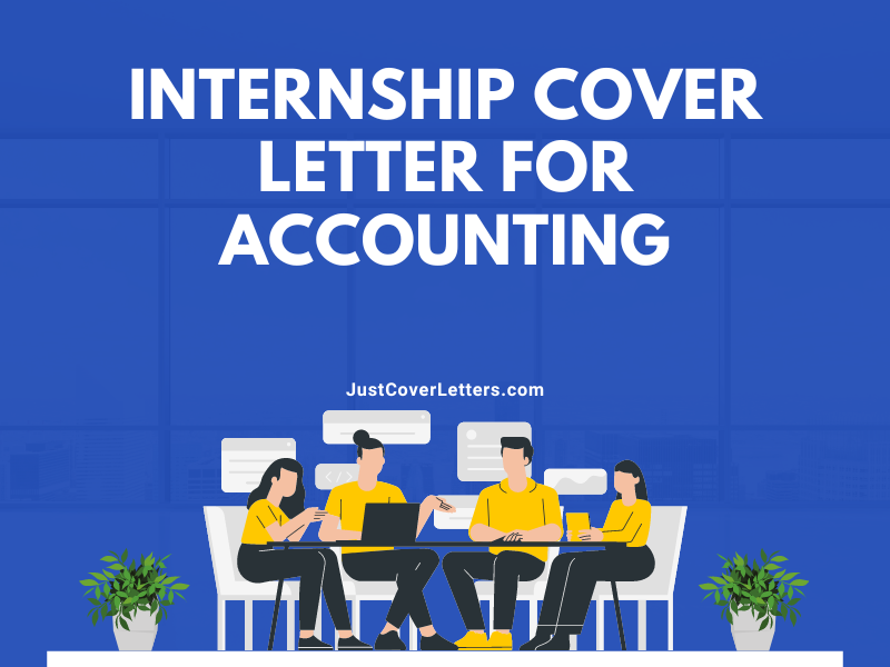 Internship Cover Letter for Accounting