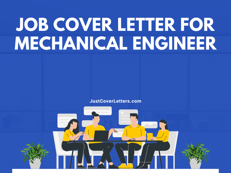 Job Cover Letter for Mechanical Engineer