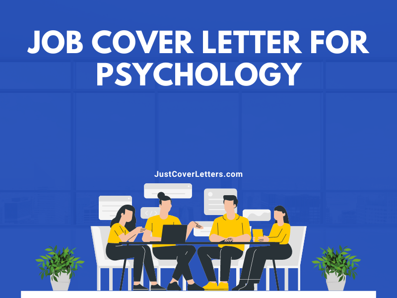 Job Cover Letter for Psychology
