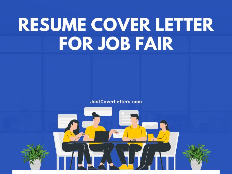 Resume Cover Letter for Job Fair
