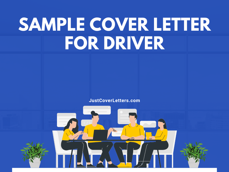 driver job cover letter sample