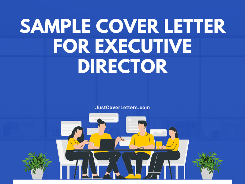Sample Cover Letter for Executive Director
