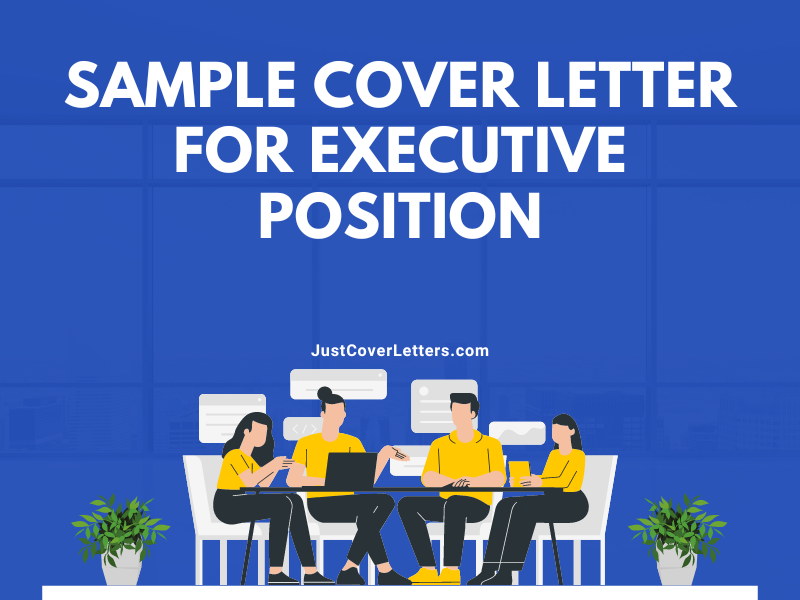 Sample Cover Letter for Executive Position