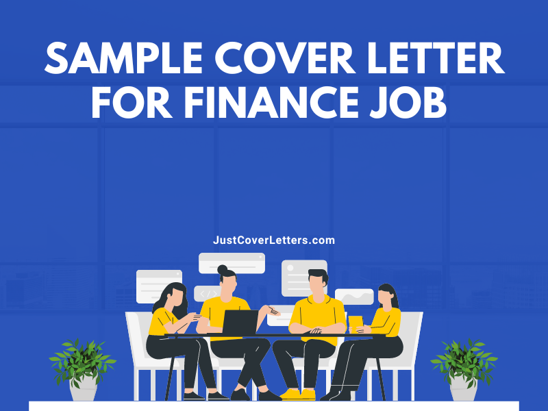 Sample Cover Letter for Finance Job 