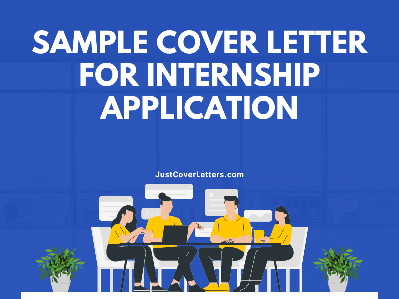Sample Cover Letter for Internship Application