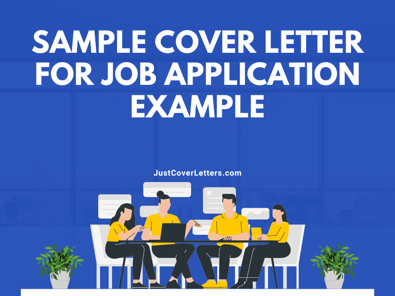 Sample Cover Letter for Job Application Example 