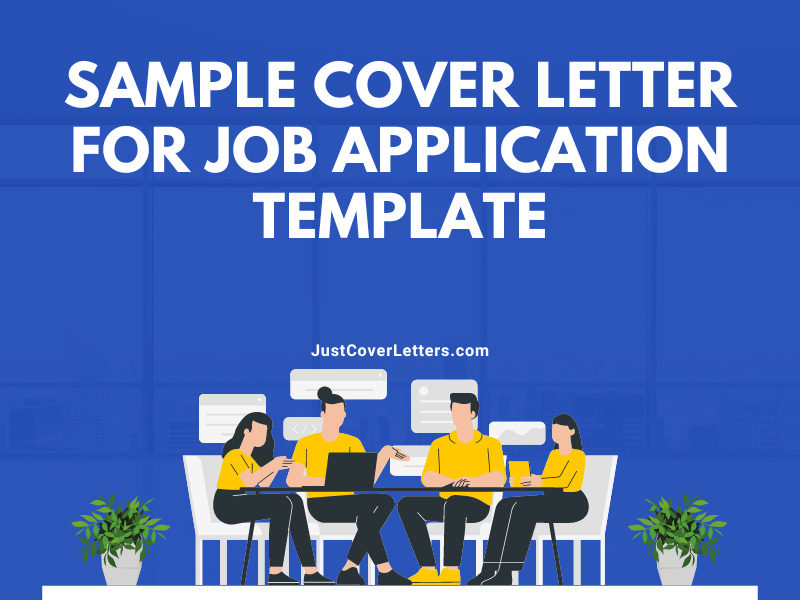 Sample Cover Letter for Job Application Template