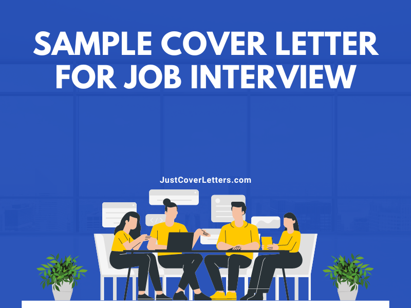 Sample Cover Letter for Job Interview