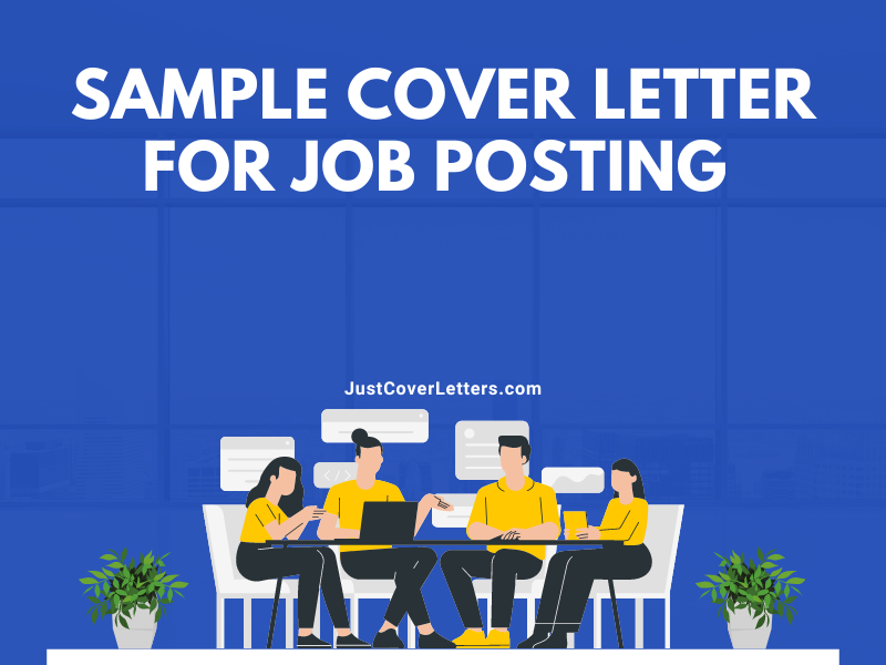 Sample Cover Letter for Job Posting 