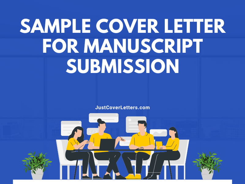 Sample Cover Letter for Manuscript Submission