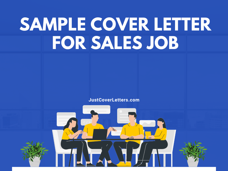 Sample Cover Letter for Sales Job