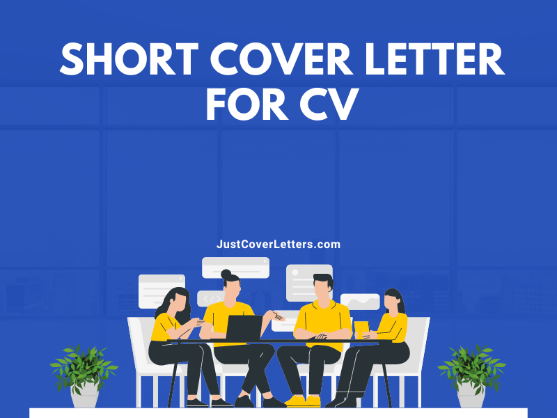 Short Cover Letter for CV