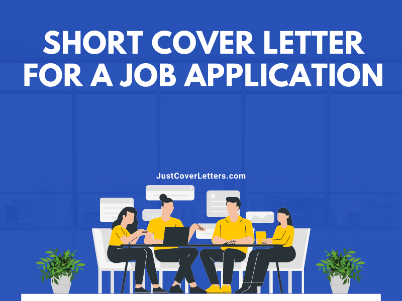 Short Cover Letter for a Job Application